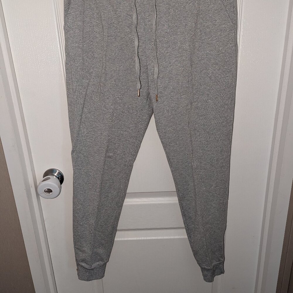 Lily Pulitzer grey joggers with zipper